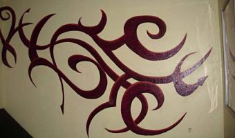 Wandtattoo: Illusionsmalerei von Harald Wolf