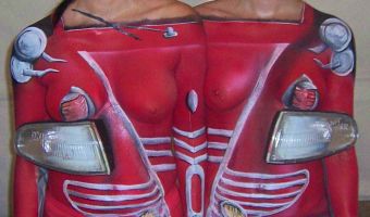 Bodypainting "Auto" von Harald Wolf aus Bruchsal