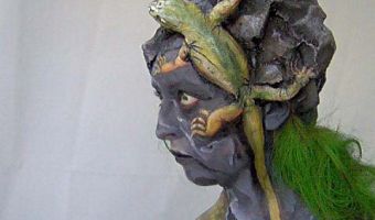 Bodypainting "Echse" von Harald Wolf aus Bruchsal