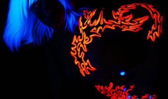 Blacklight Performance von Harald Wolf aus Bruchsal