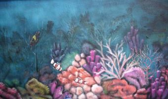 Unterwasserwelt: Illusionsmalerei von Harald Wolf