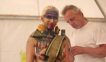 Bodypainting "Maya" von Harald Wolf aus Bruchsal